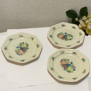 Avon Sweet Country Harvest 7.5" Plates Salad Set of:3 G8